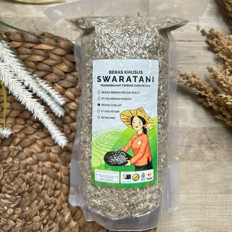 

Beras Coklat Organik SwaraTani @1kg