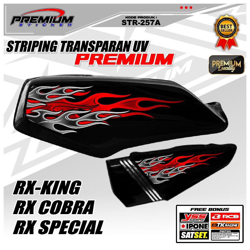STR257 - STRIPING MOTOR RX KING RX COBRA RX SPECIAL MOTIF API