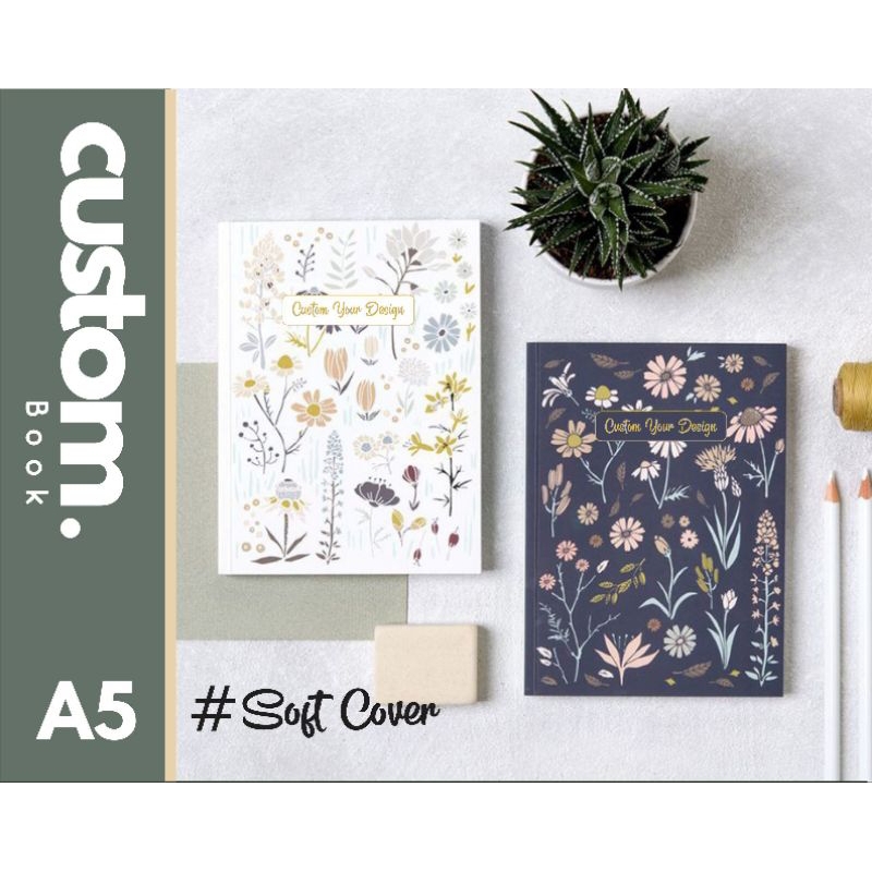 

Notebook A5 Soft Cover | Custom book | Custom Desain Sendiri