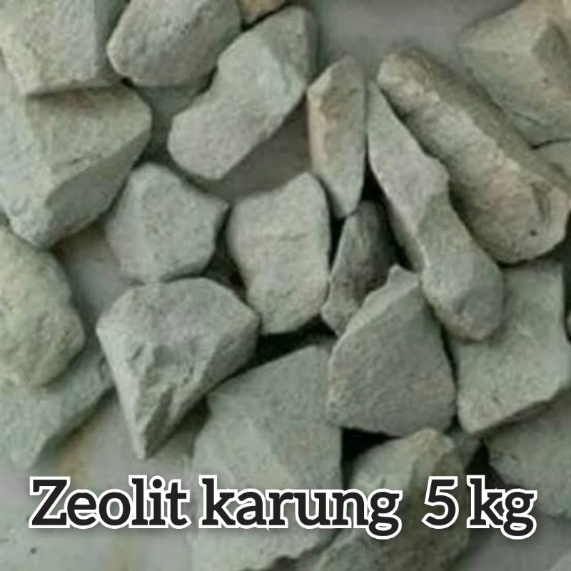 Zeolit karung 5kg / Zeolit Media Filter Aquarium dan Kolam / Batu zeolit karung