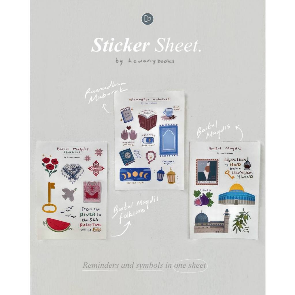 

Waterproof Sticker Sheets by Hawariybooks
