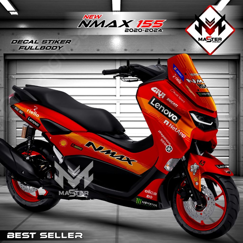 TERLARIS Decal Nmax New 155 2021 Fullbody Stiker Decal New Nmax 155 Connected Fullbody 2022 2023
