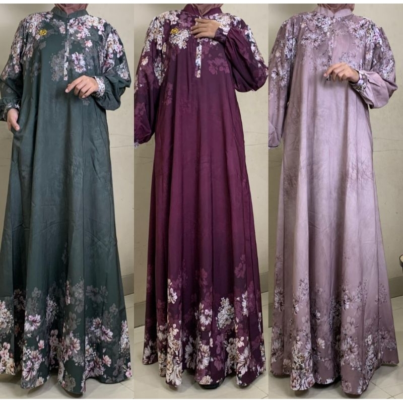 GAMIS SPH motif bunga By NELI_Collection (NC)