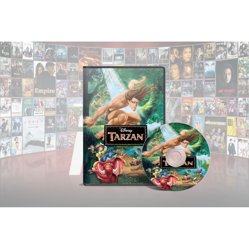 DVD Film Animasi Tarzan & Tarzan II (1999-2005)