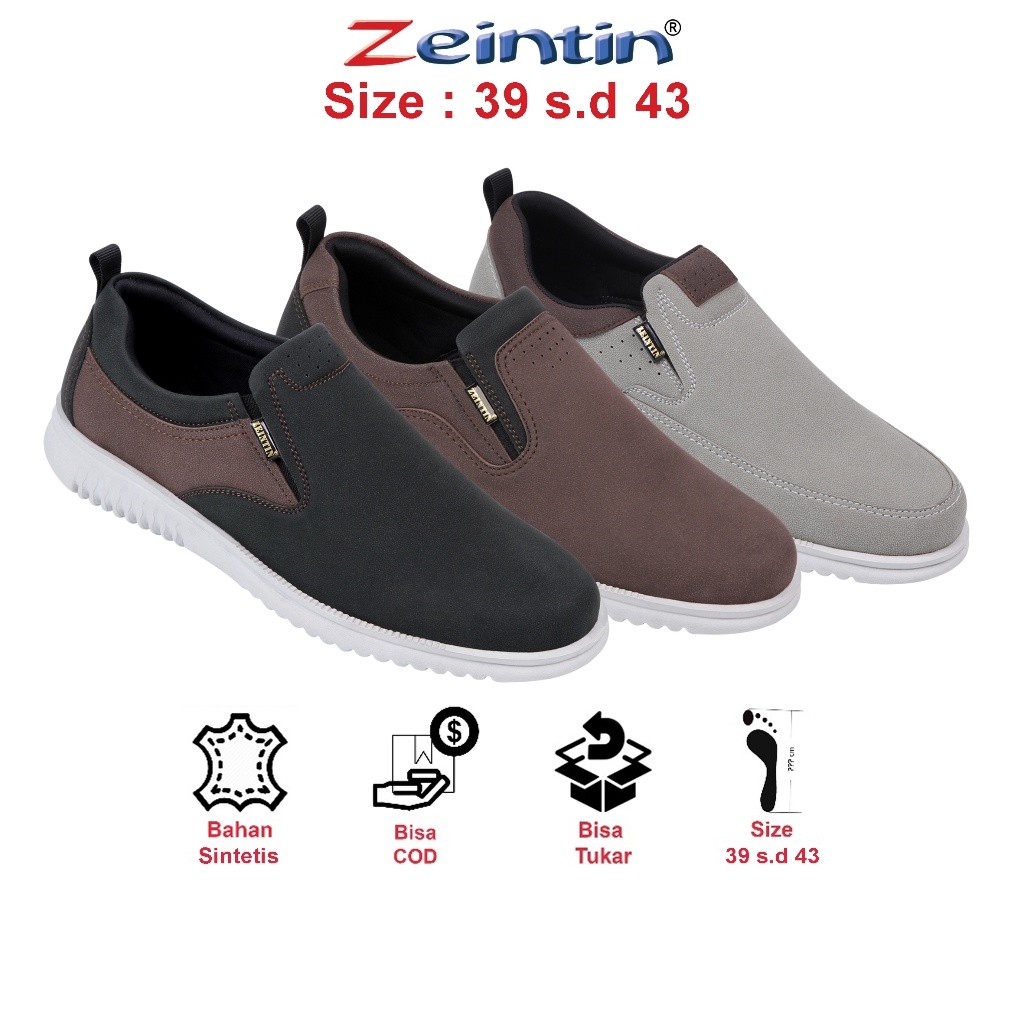 KODE J23S Zeintin  Sepatu Sneakers Pria Kasual Sneakers Pria Kuliah Kerja Kulit Sintetis Zeintin Ori