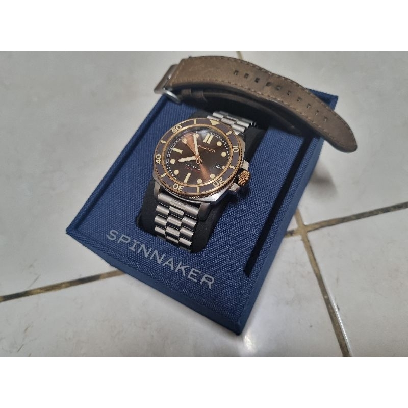 Spinnaker Hull Diver Brown Dial