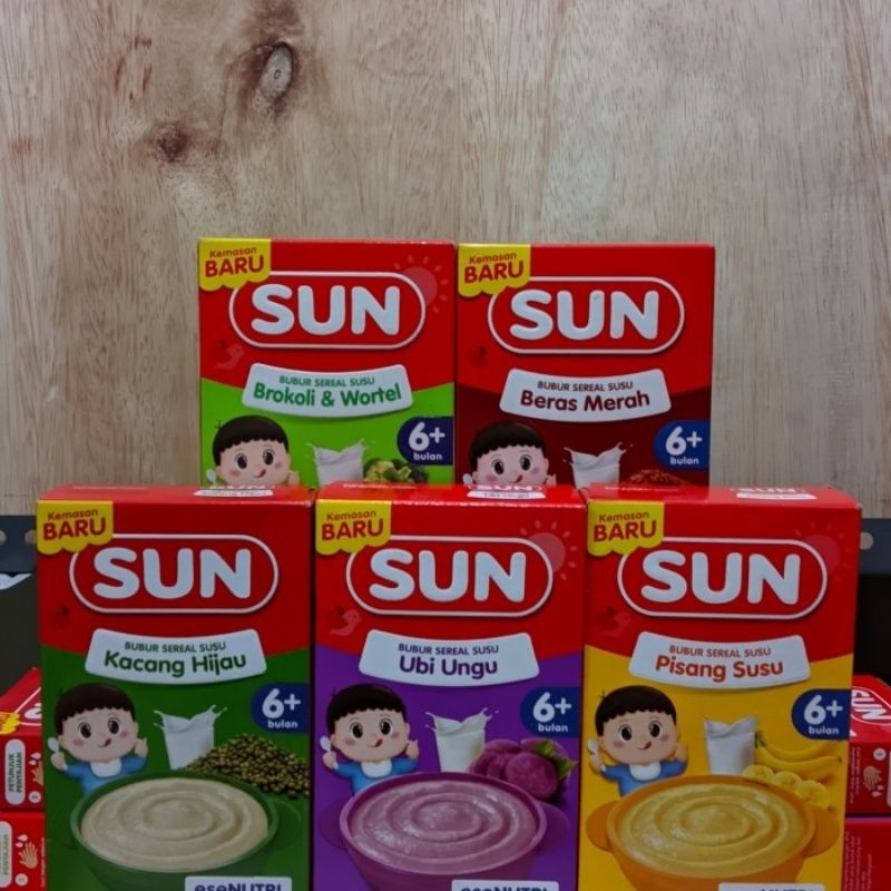 Sun bubur bayi 6+bulan 120gr box