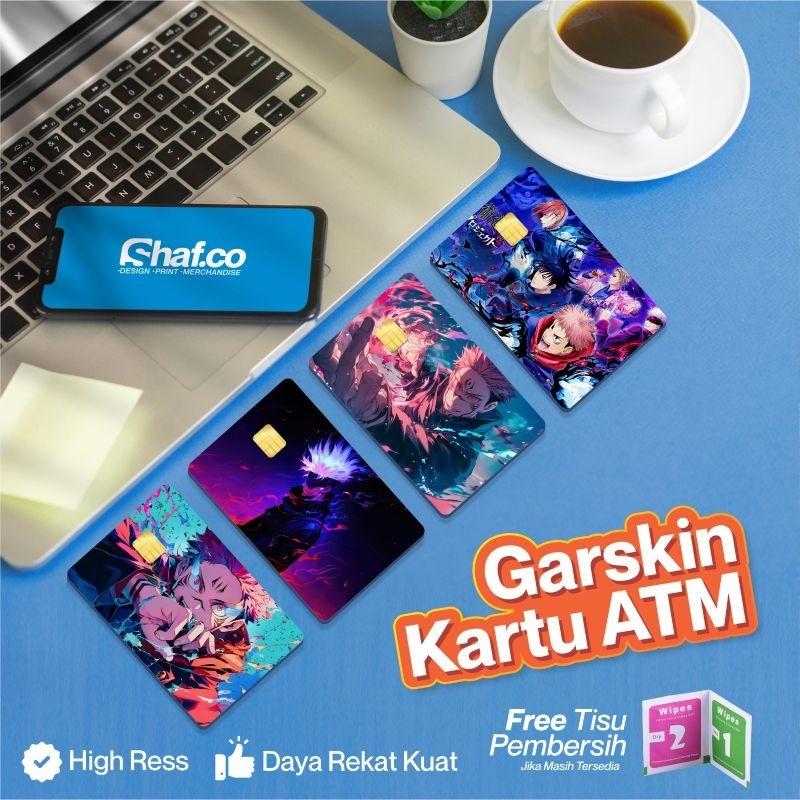 GARSKIN STICKER KARTU / FLAZZ / SKIN CARD / STIKER / SUKUNA / SATORO GOJO / RYOMEN SUKUNA / JUJUTSU 