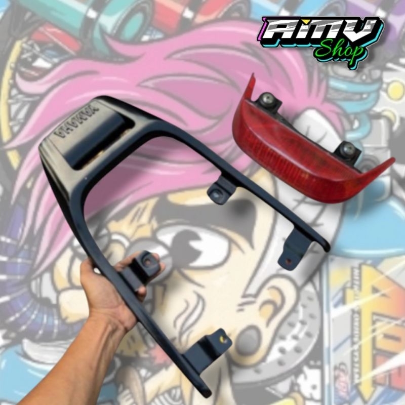 Behel Begel Pegangan Belakang Planger FizR Fiz R Vega Force 1 One SE Special Edition Repro Original