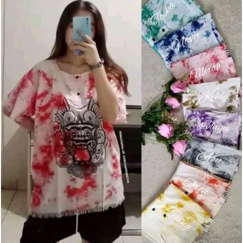 PRODUK PREMIUM KAOS Barong Bali Jumbo XXL Baju Pria Wanita Santai Rayon Tebal Baju Bali Jumbo