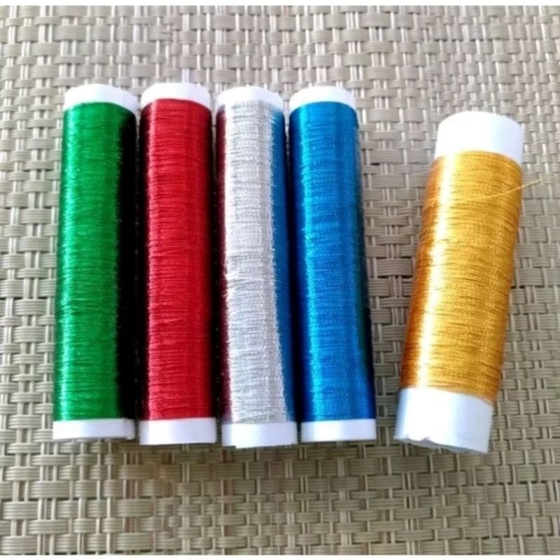 Benang Wrapping Joran/ Benang Lilit Pancing Metalic