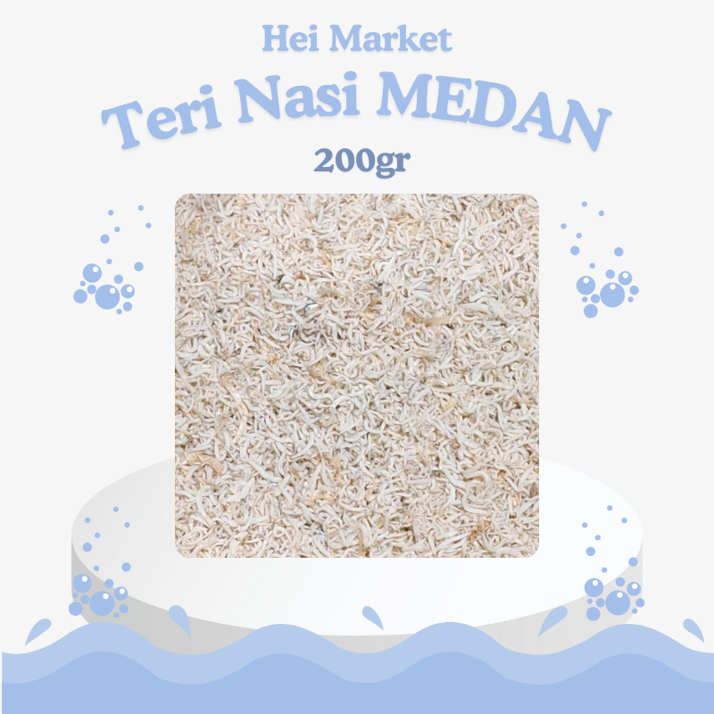 

IKAN ASIN TERI NASI MEDAN / Ikan asin Teri Nasi / Ikan asin Teri Medan / Teri Nasi / Teri Medan 200GRAM
