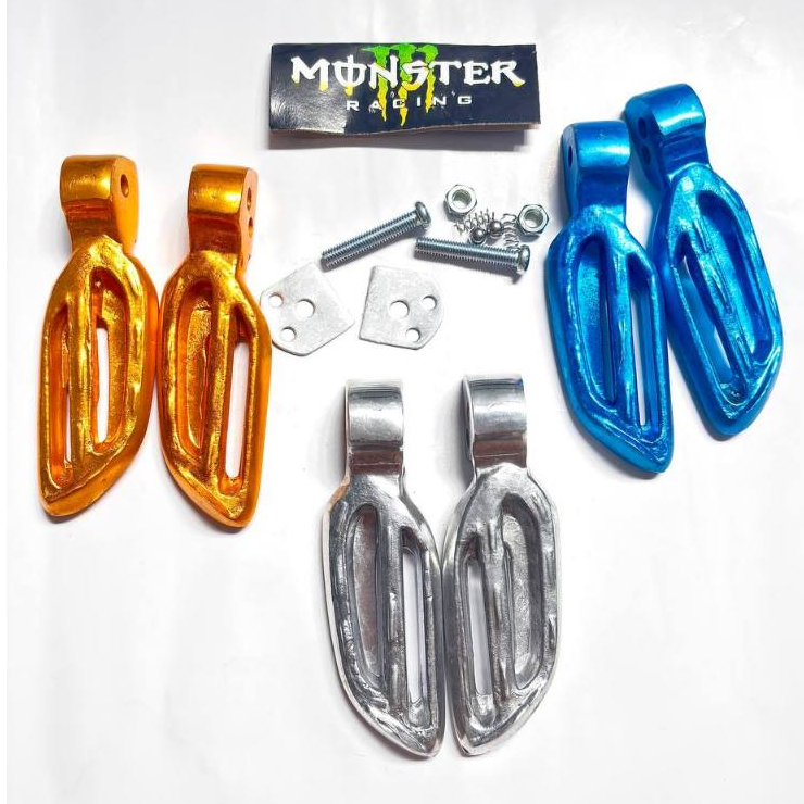 FOOTSEP BELAKANG SCOOPY CROM PIJAKAN KAKI FOOTSTEP SCOOPY DAUN 2020 2021 2022 UNIVERSAL HONDA