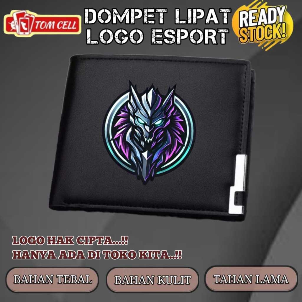 Dompet Pria Lipat Bahan Halus Kulit Sintetis Anak Remaja Laki - laki Dompet Gambar Esport Gaming Mob
