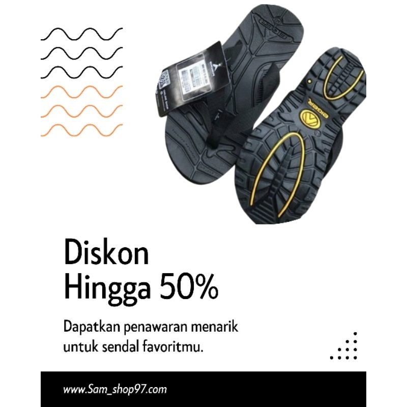 Sendal Jepit Gunung Eiger Clasic Pria Wanita Outdor premium