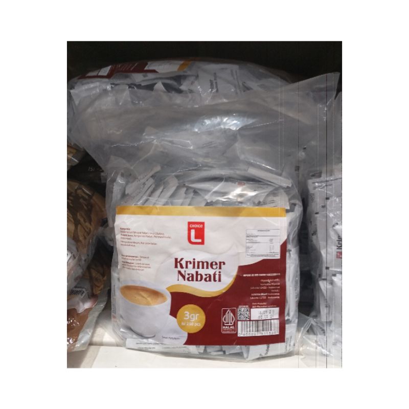 

CHOICE L KRIMER NABATI ISI 250 PCS @3GR