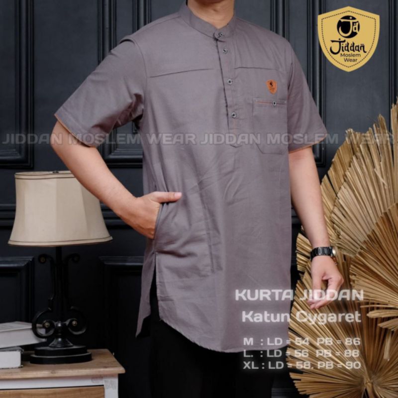 KOKO KURTA KURTAH DEWASA  LENGAN PENDEK 3/4 | KURTAH JIDDAN DEWASA