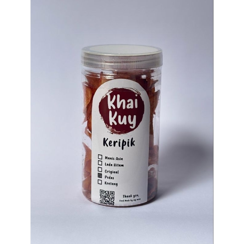 

Keripik Singkong Pedas Daun Jeruk