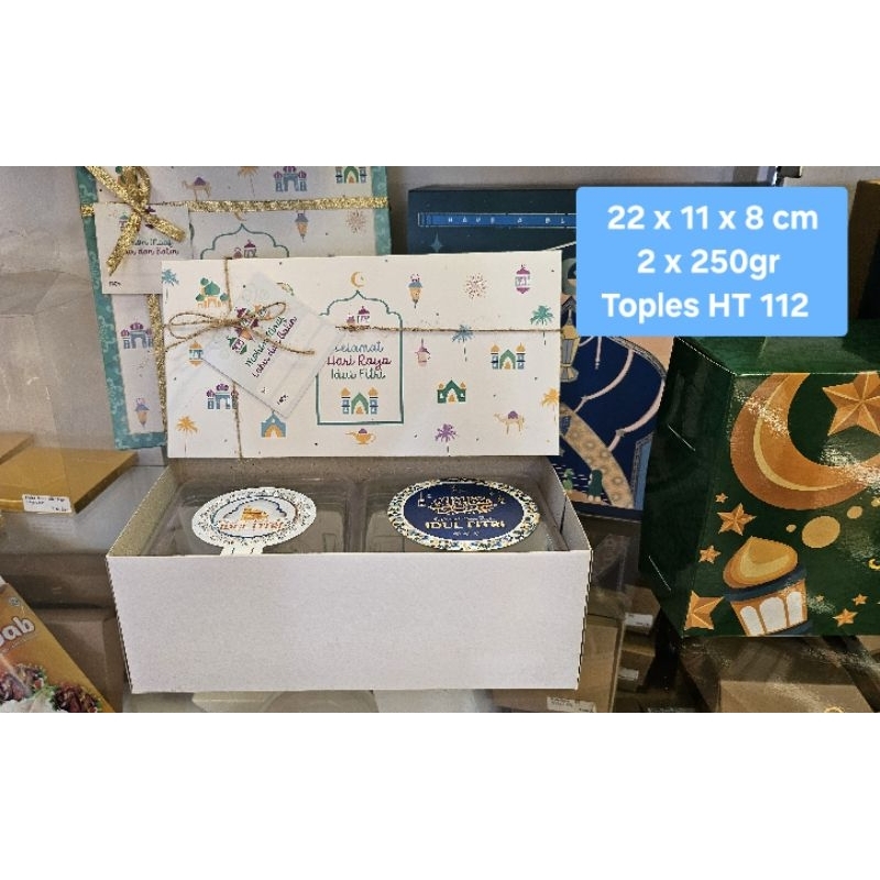 

2pcs Box hampers Lebaran 22x11x8