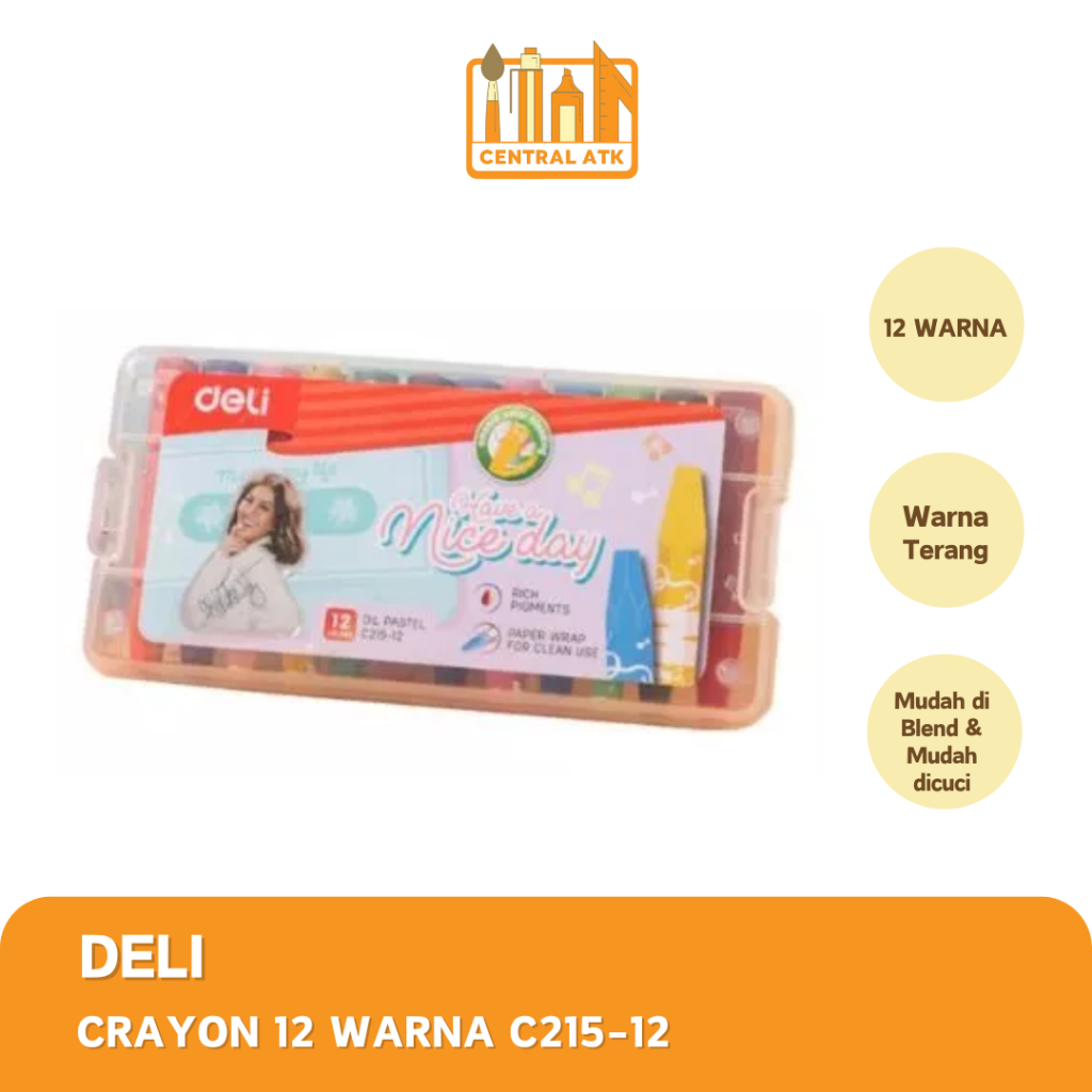 

CRAYON / KRAYON DELI AGMO ISI 12 WARNA C215-12 (1 PCS)