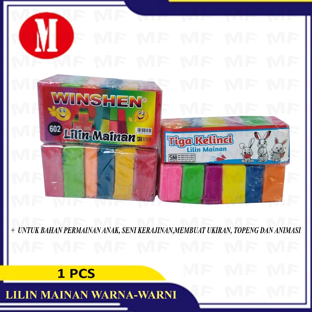 Lilin Mainan Warna warni Kecil/Plastisin Warna Warni