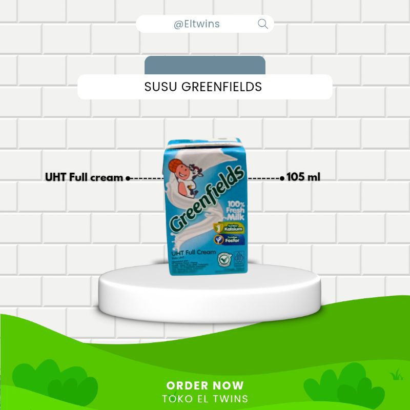 

Susu Greenfields 105 ml - exp lama