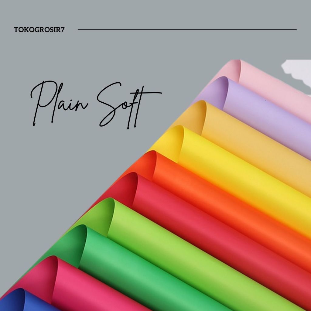 

KERTAS BUKET WARNA POLOS COLOR PLAIN SOFT WRAPPING PAPER PREMIUM CELLOPHANE BUNGA