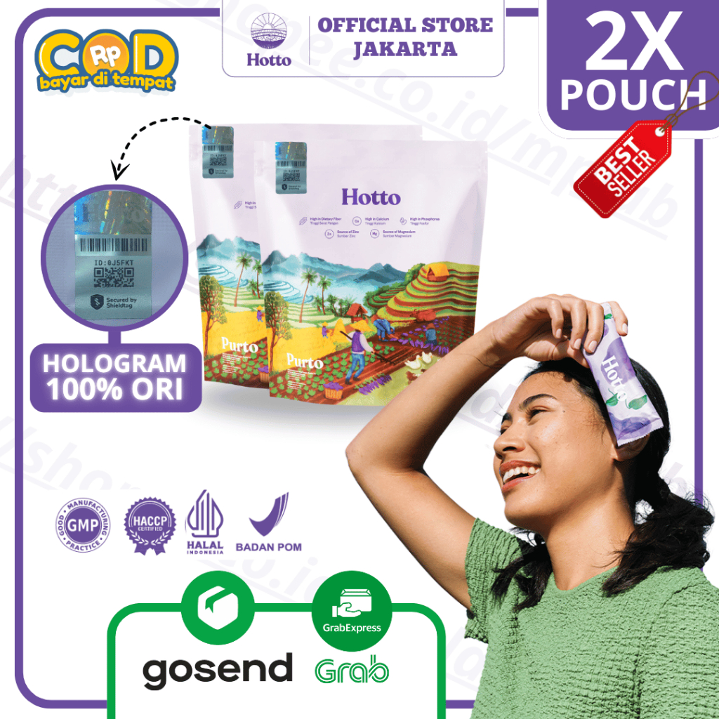 

Ter Best Seller 2 Pouch Official Hotto Purto Store Minuman Oat Multigrain BPOM Halal