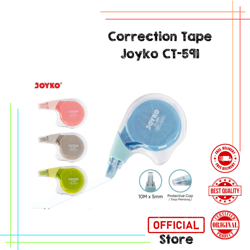 

Pita Koreksi Correction Tape Joyko CT-591