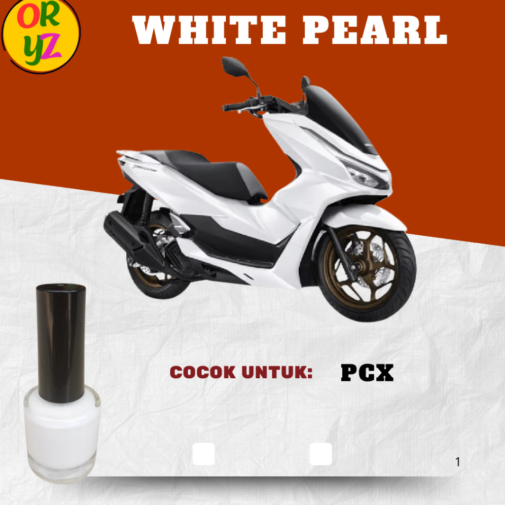 Cat Oles White Pearl Motor Honda PCX K97 Putih Mutiara Metalik