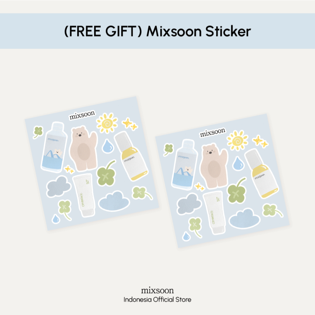 

[GWP] Mixsoon Sticker Special Edition