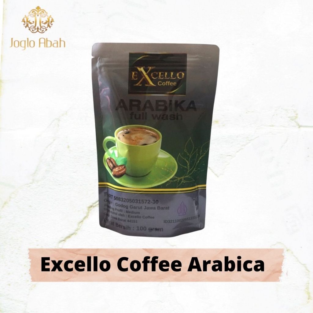 

Excello - Kopi Arabica Full Wash Pouch 100gr - Joglo Abah