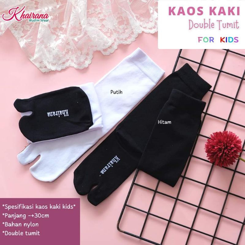 kaos kaki anak jempol khairana