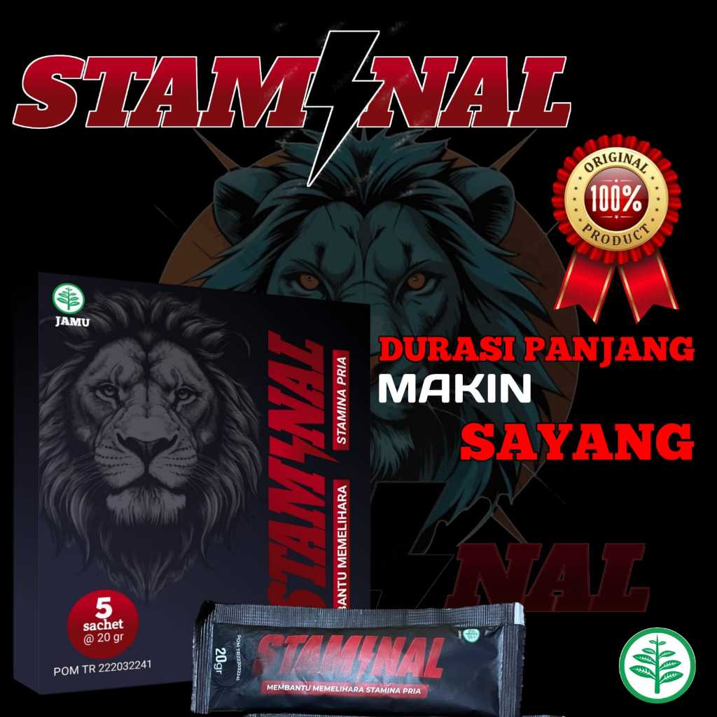 

STAMINAL - Minuman Stamina isi 5 Sachet asli original rasa coklat