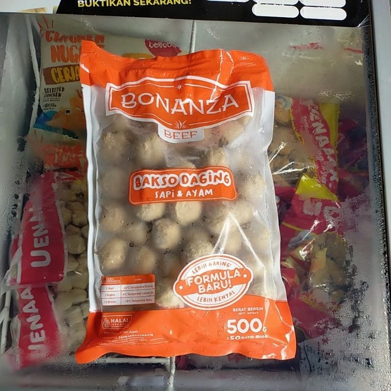 

Bonanza Bakso Sapi Dan Ayam 500 gr