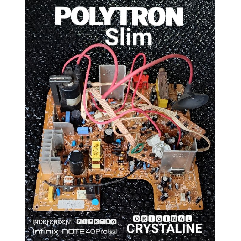 Mesin Tv polytron slim     Mesin Tv Polytron u slim    Mesin Tv polytron crystaline slim    mesin Tv