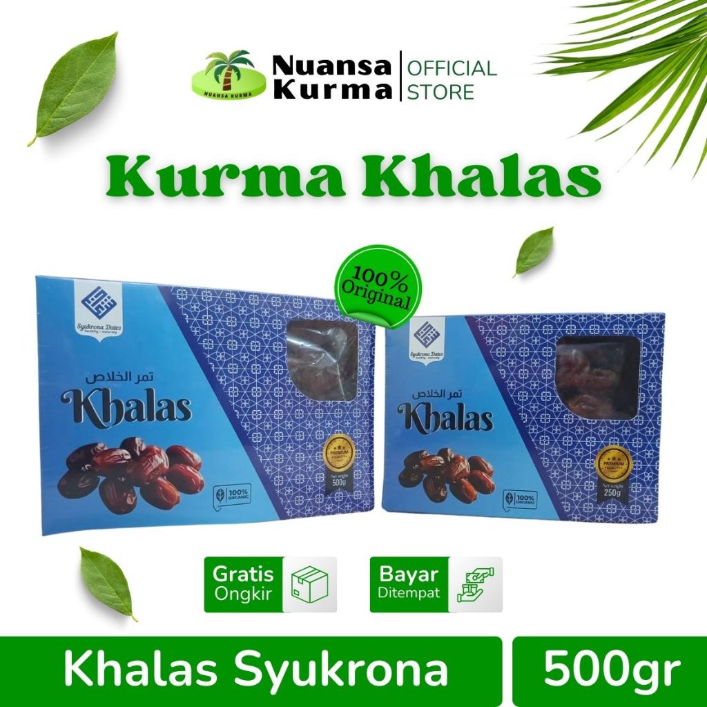 

#Kurma Khalas 250gr 500gr 1kg #Kurma Manis #Kurma Segar #Kurma Enak