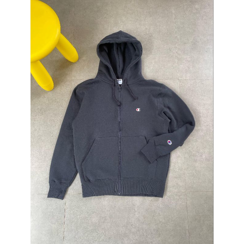 Champion ZipHoodie Japan Market Basic Small Logo Navy [C3 - Q103] 100%Original