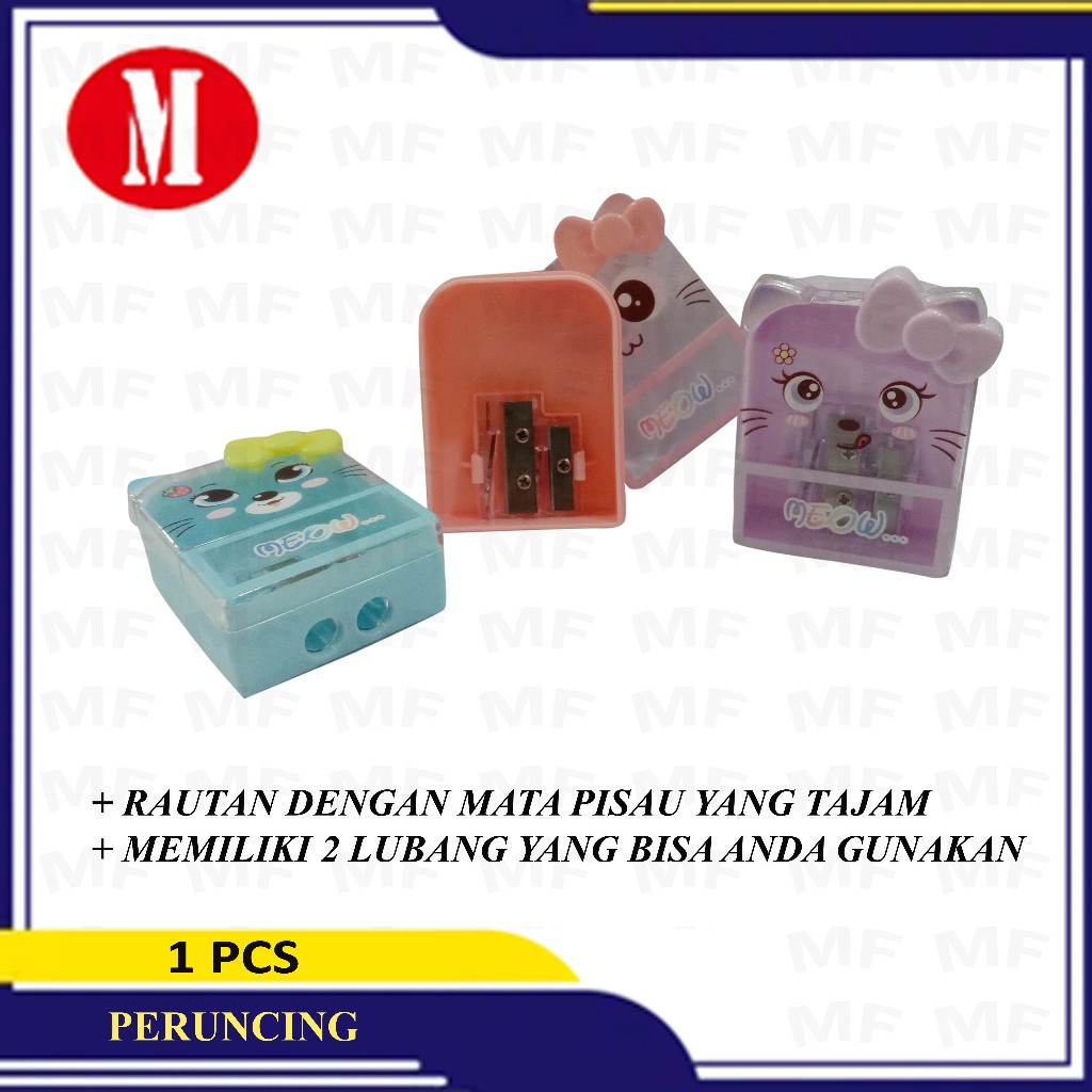 

Peruncing/ Rautan 2 in 1 Motip Kucing