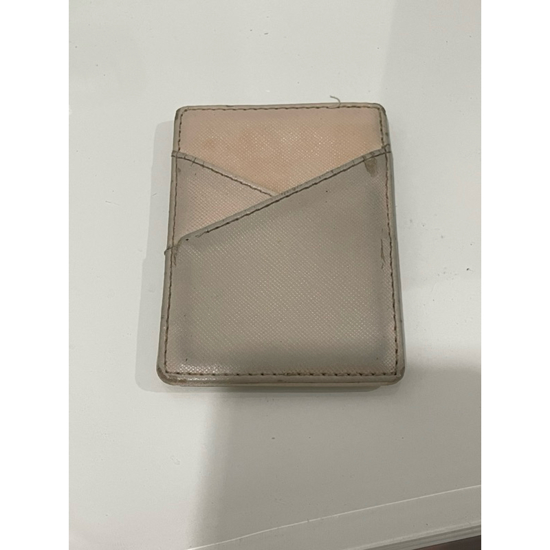 PRELOVED Paddy store leather pocket case kantong kulit untuk taro kartu dibelakang casing case hp ha