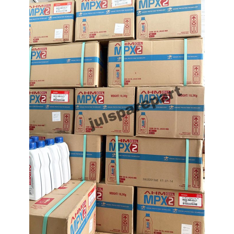 OLI MPX 2 AHM 0,8L / 800ML 10W-30 / OLI MOTOR MATIC VARIO ORIGINAL 1 DUS (24 PCS)