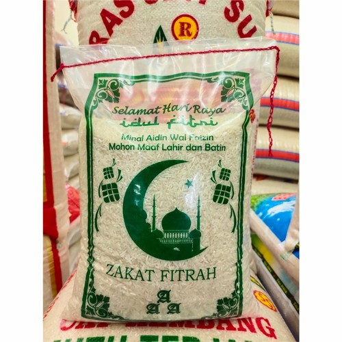 

COD Beras zakat fitrah 3kg kemasan plastik ready stok