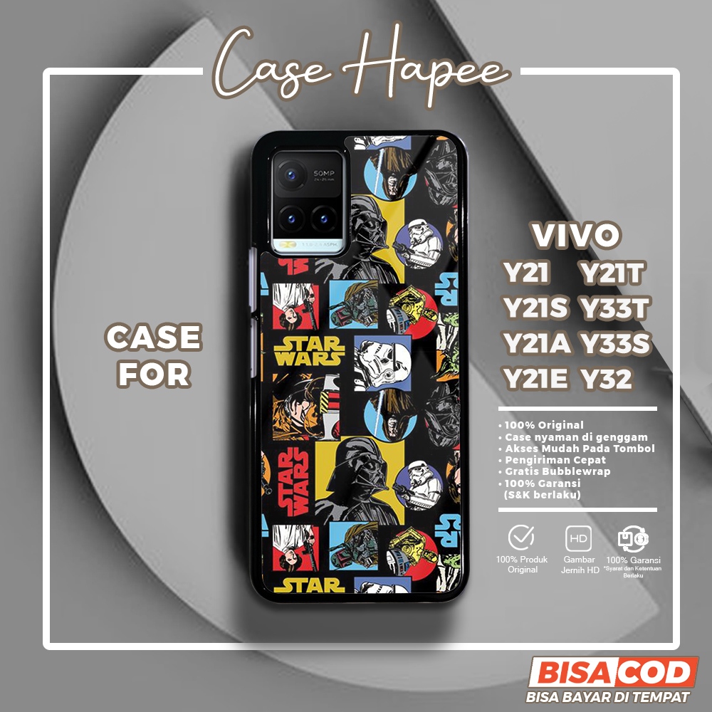 Case Vivo Y21 Y21S Y21A Y21E Y33S Casing Vivo Y21 Y21S Y21A Y21E Y33S [STWR] Casehapee Case Glossy C