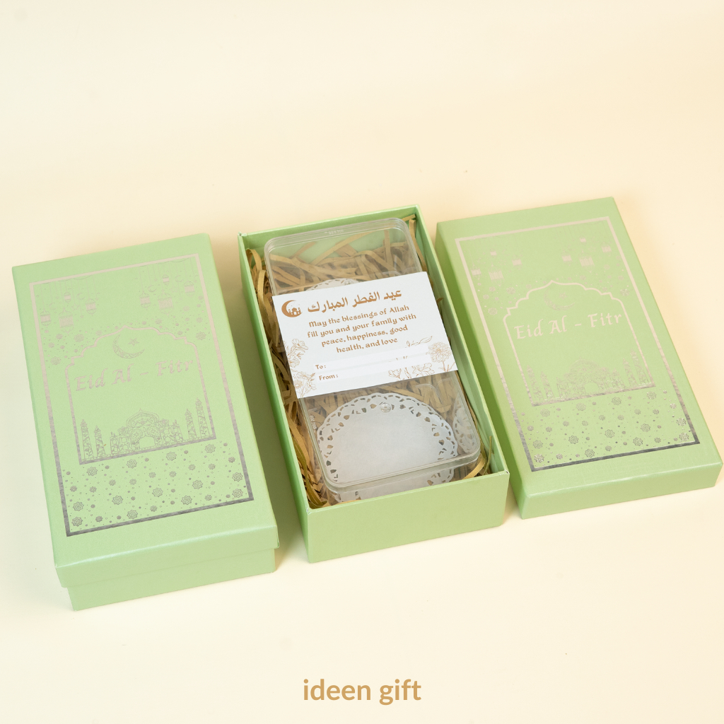 

ideen gift | Hampers lebaran | idul fitri | box kue | hard box packaging
