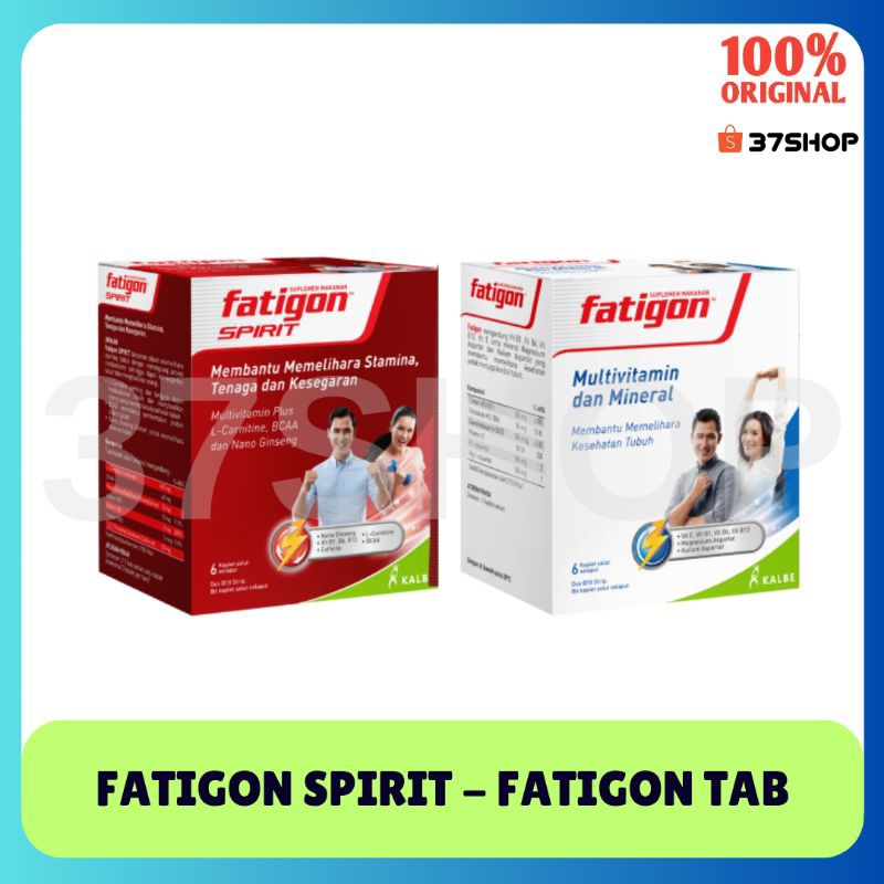 Fatigon Isi 6 Tablet - Fatigon Spirit
