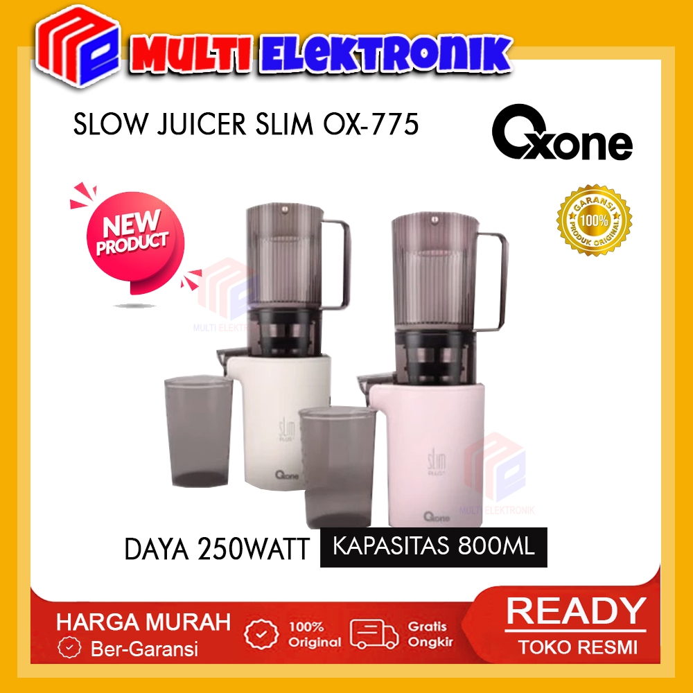 OXONE Slow Juicer OX775 Slim Deluxe Compact Slow Juicer