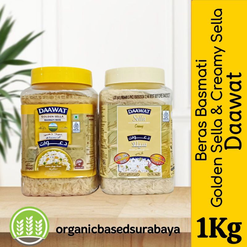 

Daawat Basmati Golden Sella 1Kg & 5Kg, Beras Basmati Rendah IG cocok untuk penderita Diabet