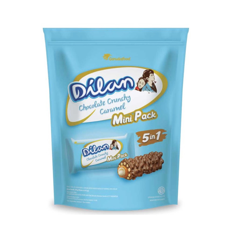 

Dilan Cokelat Crunchy Karamel mini pack 95gr