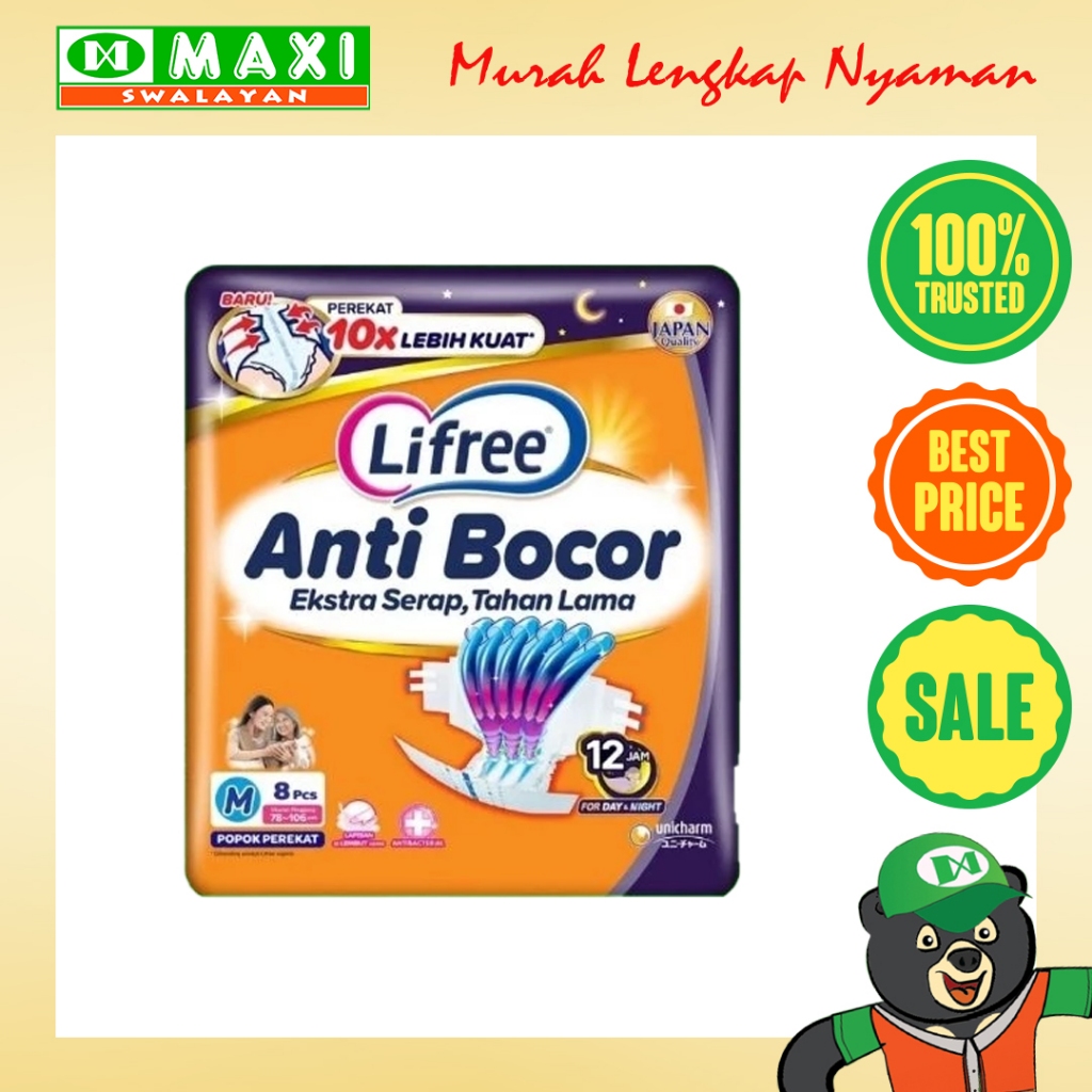 Lifree Popok Perekat Ukuran M8
