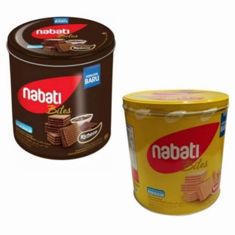 Nabati Wafer Kaleng Coklat/Keju 240gr  - WAFER NABATI